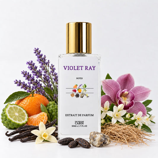 Violet Ray perfume with botanical notes